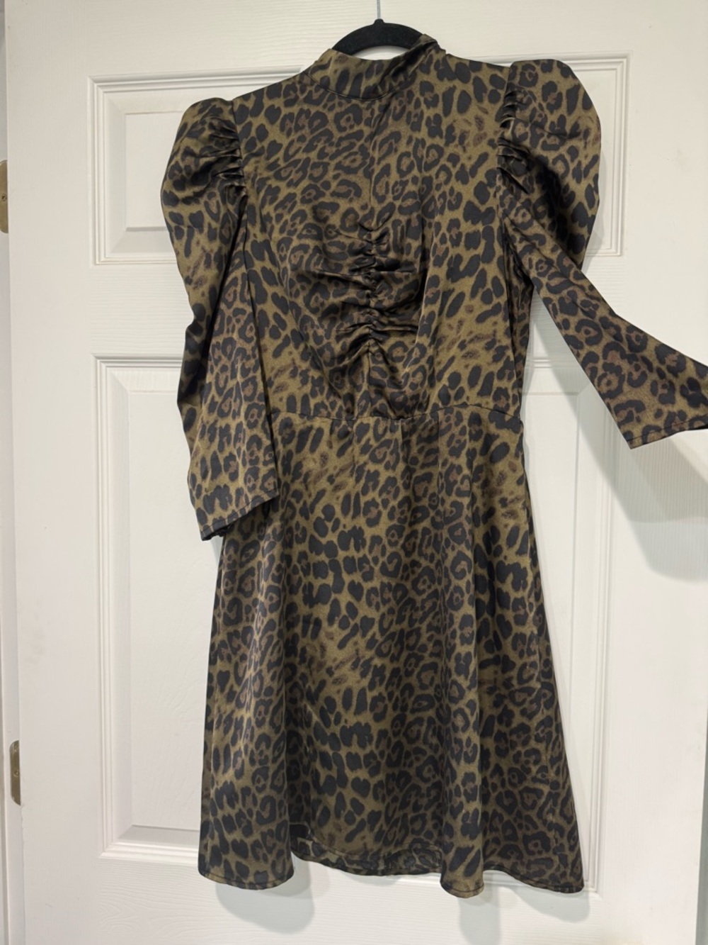 Sugarlips Brown and Black Leopard Print Dress